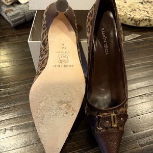 Ramon Tenza Leopard Print 7 1/2